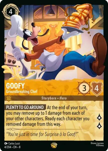 Goofy - Groundbreaking Chef (4/204) [Reign of Jafar] - Disney - Card Brawlers | Quebec | Canada |