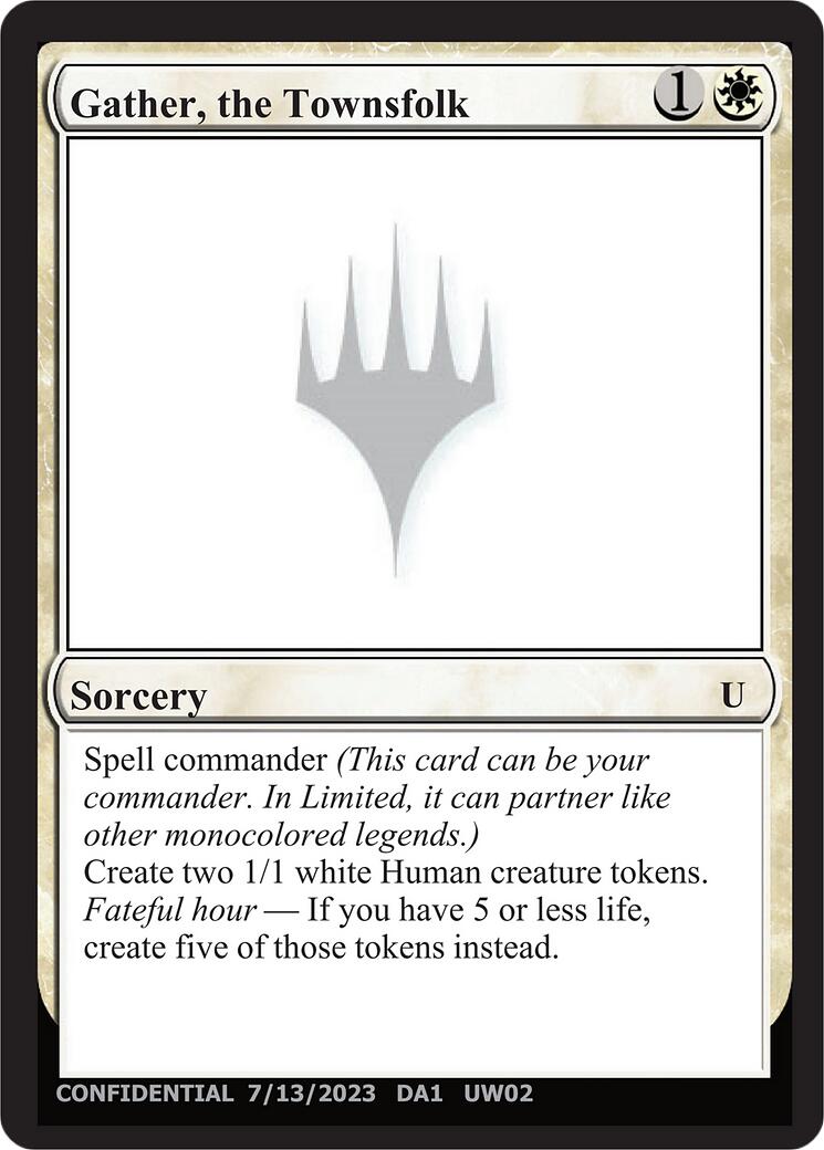 Gather, the Townsfolk [Unknown Event] - Magic: The Gathering - Card Brawlers | Quebec | Canada |