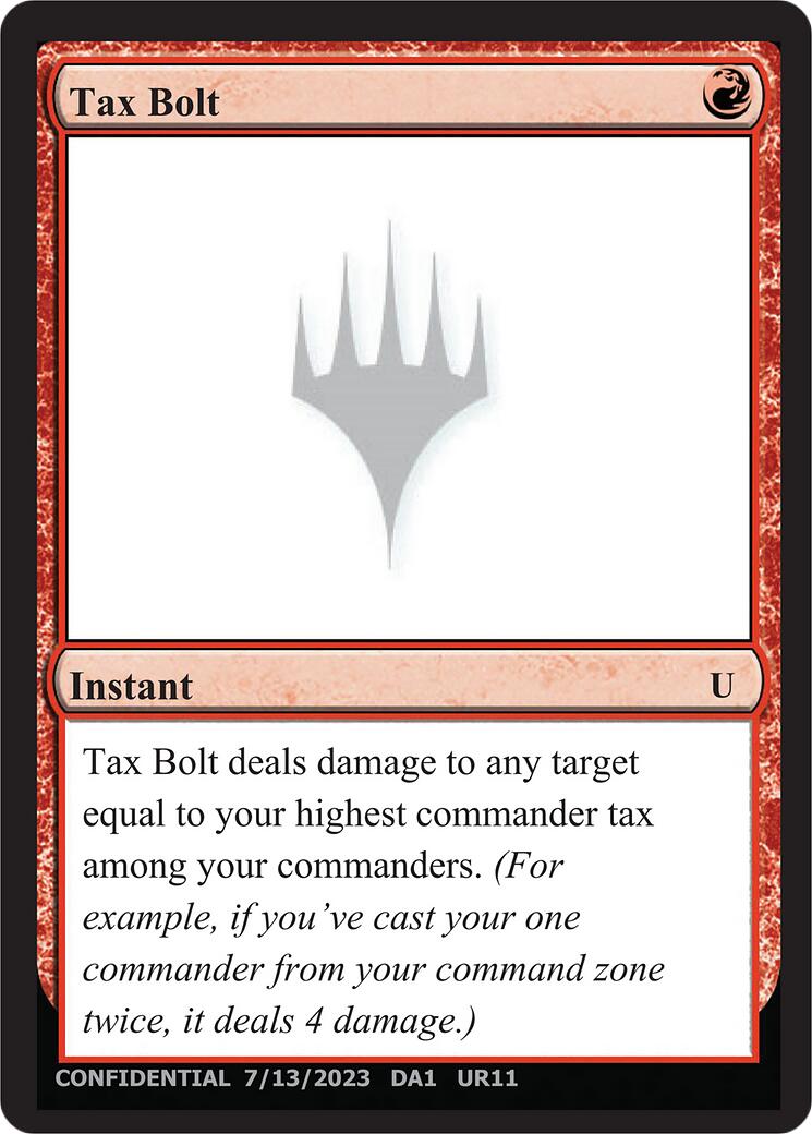 Tax Bolt [Mystery Booster] - Magic: The Gathering - Card Brawlers | Quebec | Canada |