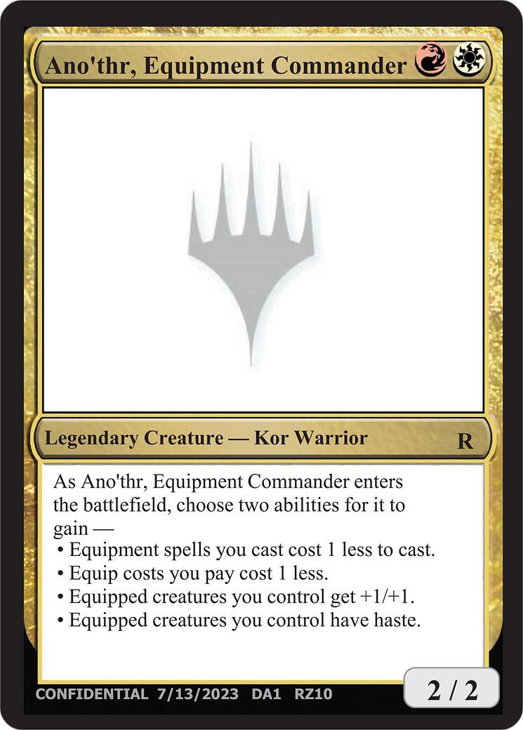 Ano'thr, Equipment Commander [Mystery Booster] - Magic: The Gathering - Card Brawlers | Quebec | Canada |