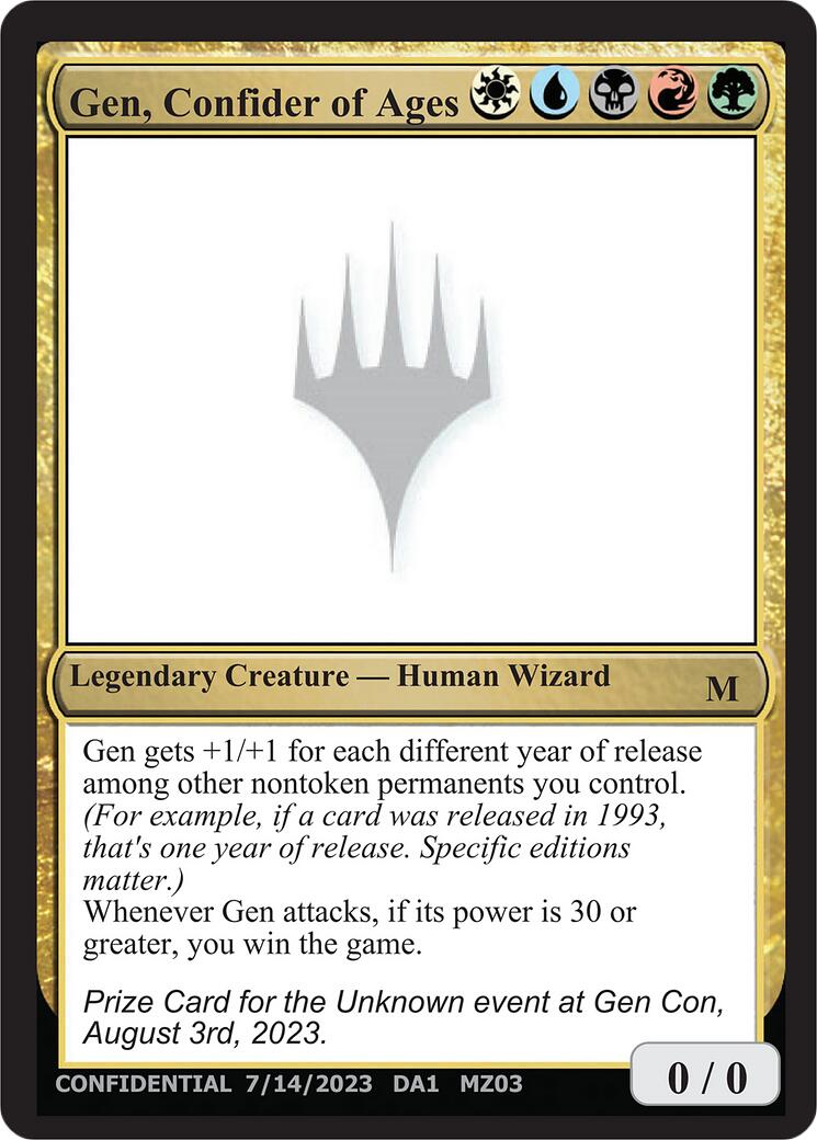Gen, Confider of Ages [Mystery Booster] - Magic: The Gathering - Card Brawlers | Quebec | Canada |