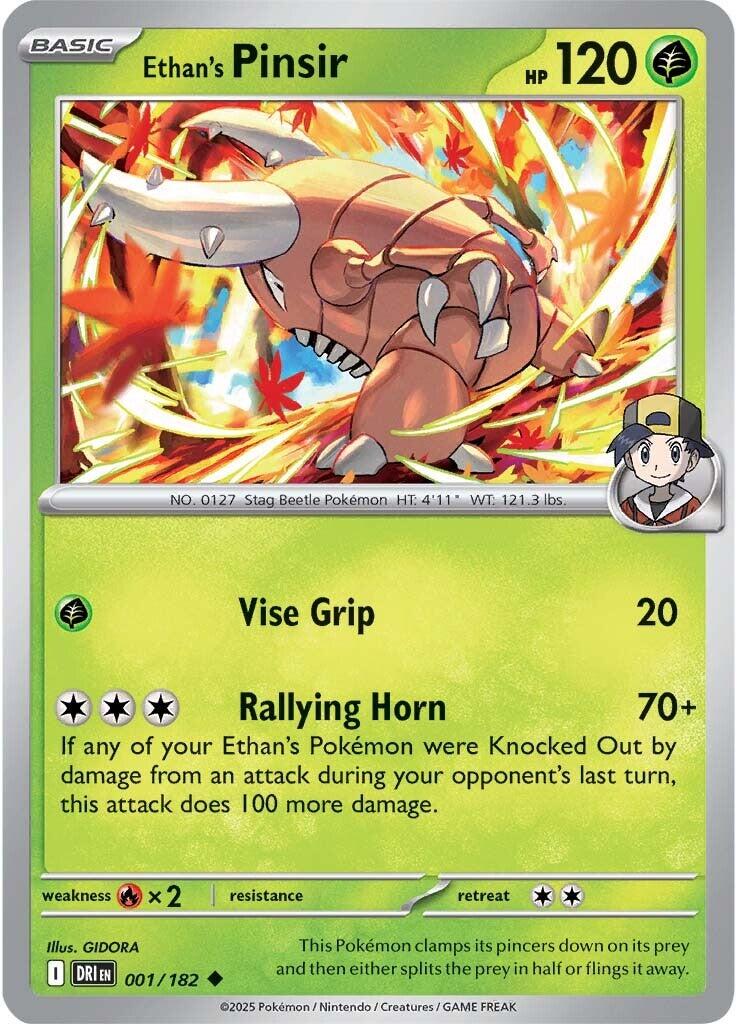 Ethan's Pinsir (001/182) [Scarlet & Violet: Destined Rivals] - Pokémon - Card Brawlers | Quebec | Canada |