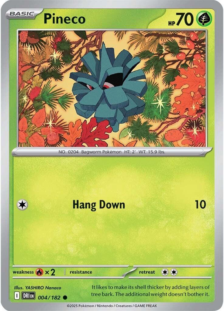Pineco (004/182) [Scarlet & Violet: Destined Rivals] - Pokémon - Card Brawlers | Quebec | Canada |