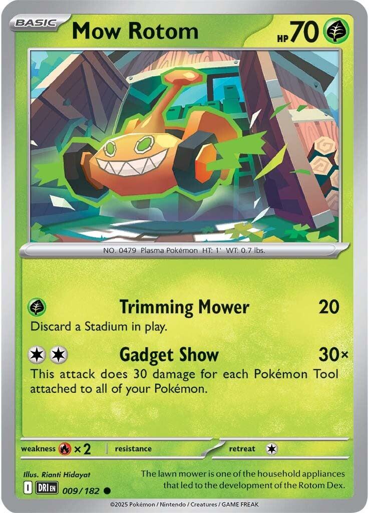 Mow Rotom (009/182) [Scarlet & Violet: Destined Rivals] - Pokémon - Card Brawlers | Quebec | Canada |