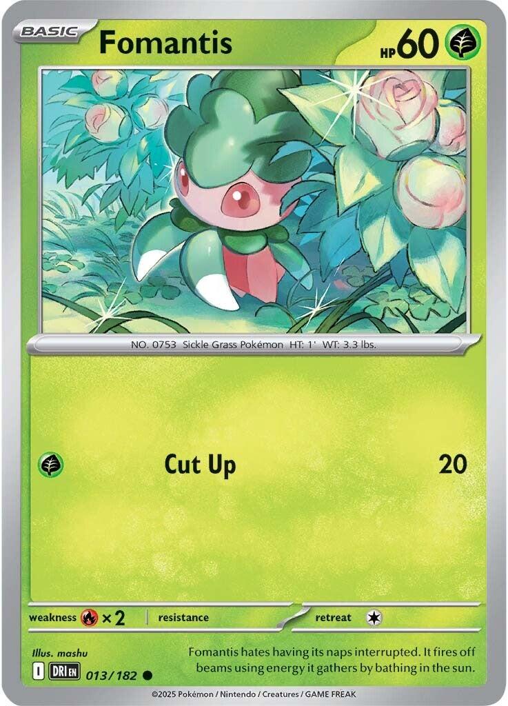 Fomantis (013/182) [Scarlet & Violet: Destined Rivals] - Pokémon - Card Brawlers | Quebec | Canada |