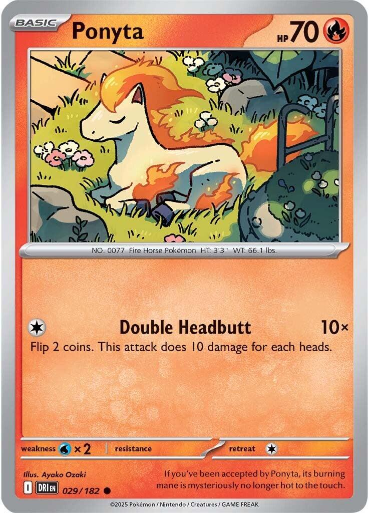 Ponyta (029/182) [Scarlet & Violet: Destined Rivals] - Pokémon - Card Brawlers | Quebec | Canada |
