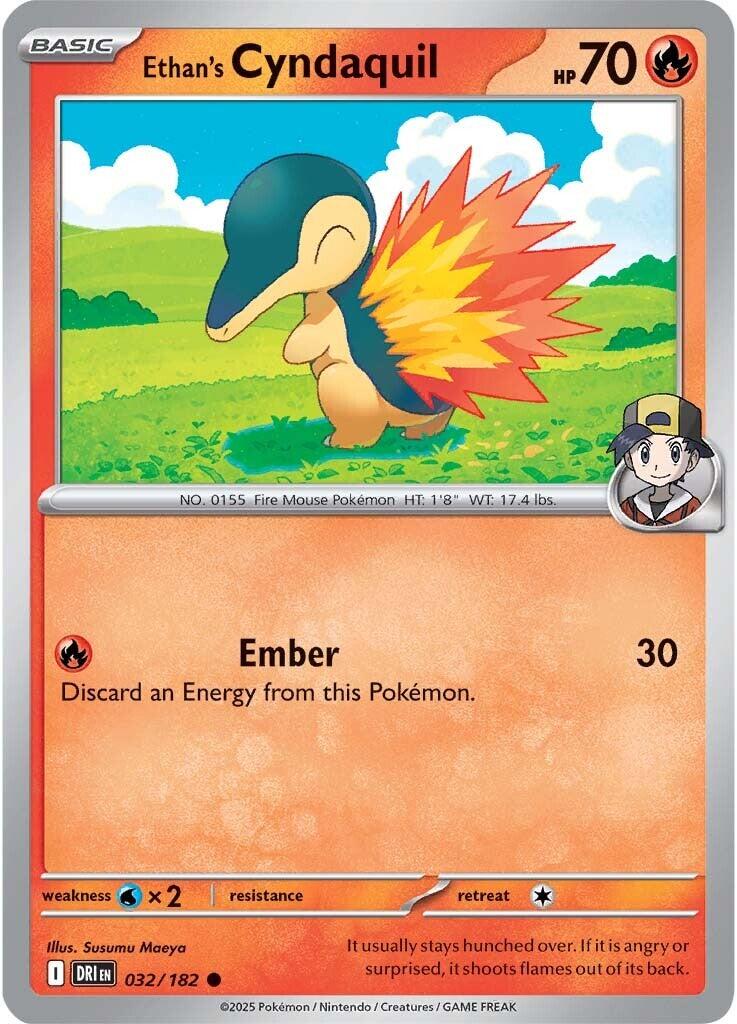 Ethan's Cyndaquil (032/182) [Scarlet & Violet: Destined Rivals] - Pokémon - Card Brawlers | Quebec | Canada |