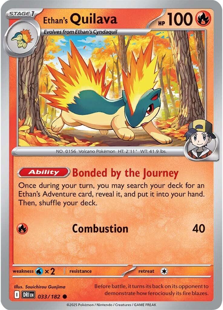 Ethan's Quilava (033/182) [Scarlet & Violet: Destined Rivals] - Pokémon - Card Brawlers | Quebec | Canada |