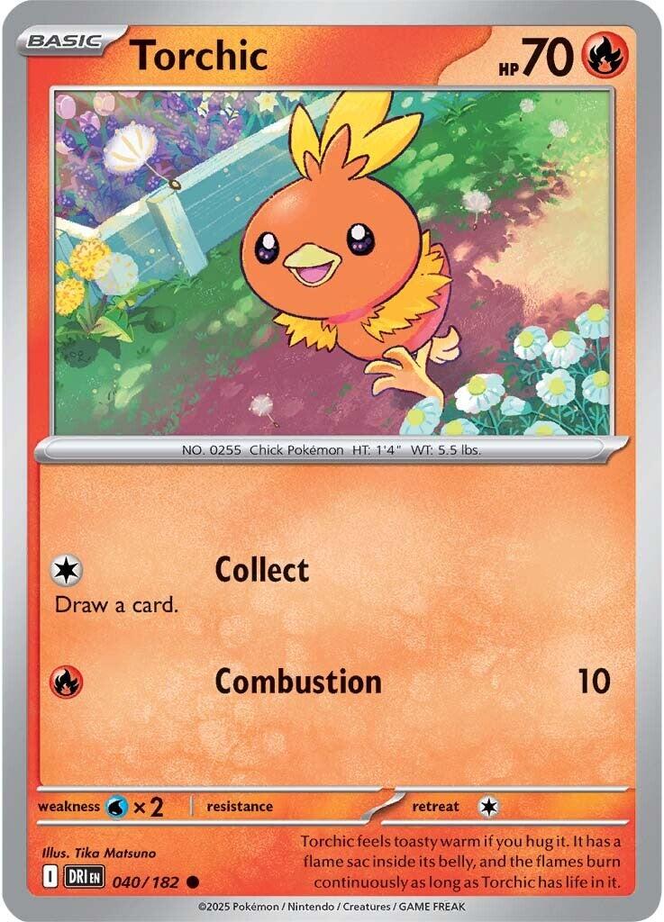 Torchic (040/182) [Scarlet & Violet: Destined Rivals] - Pokémon - Card Brawlers | Quebec | Canada |