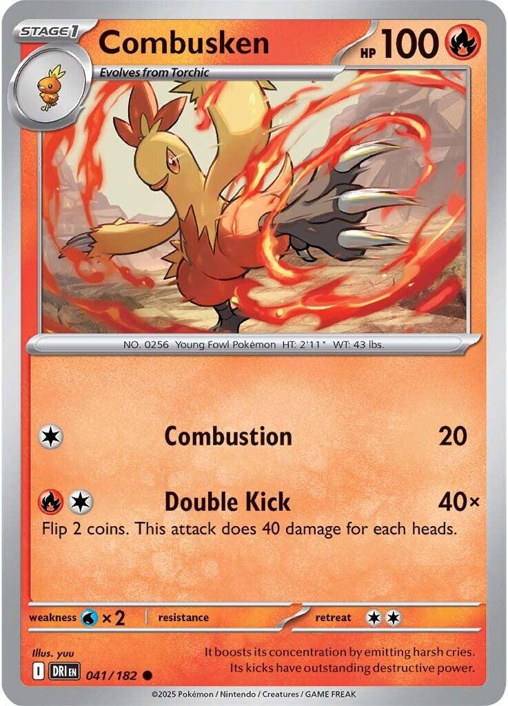 Combusken (041/182) [Scarlet & Violet: Destined Rivals] - Pokémon - Card Brawlers | Quebec | Canada |