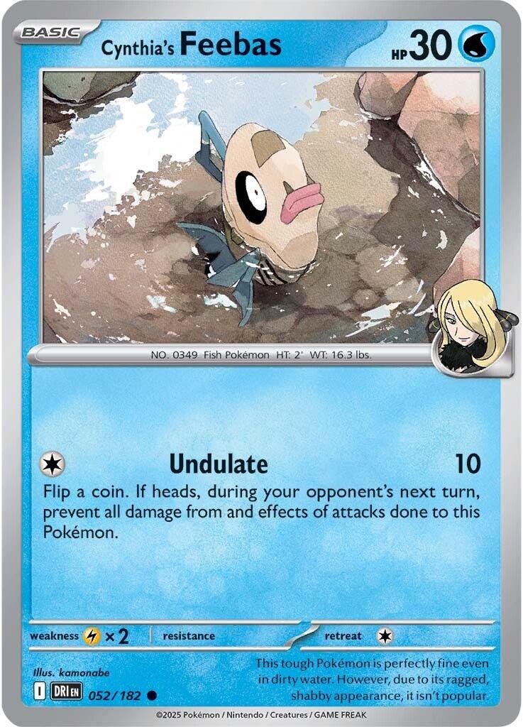 Cynthia's Feebas (052/182) [Scarlet & Violet: Destined Rivals] - Pokémon - Card Brawlers | Quebec | Canada |