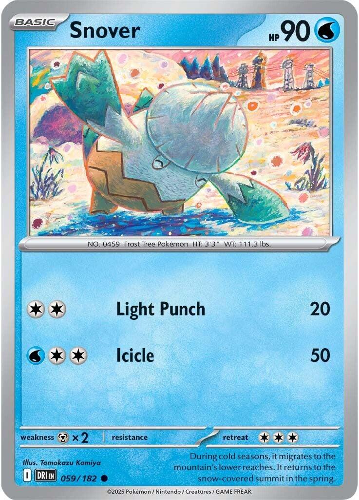 Snover (059/182) [Scarlet & Violet: Destined Rivals] - Pokémon - Card Brawlers | Quebec | Canada |