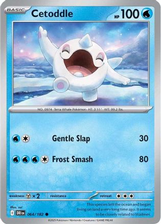 Cetoddle (064/182) [Scarlet & Violet: Destined Rivals] - Pokémon - Card Brawlers | Quebec | Canada |