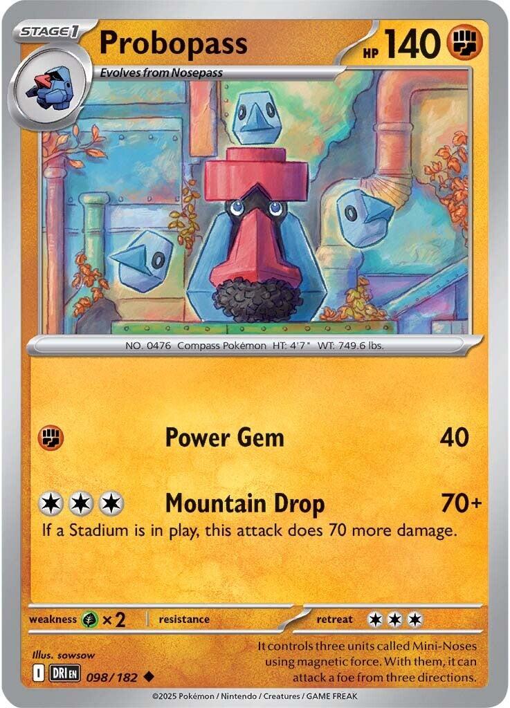 Probopass (098/182) [Scarlet & Violet: Destined Rivals] - Pokémon - Card Brawlers | Quebec | Canada |