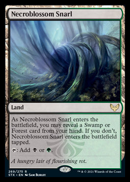 Necroblossom Snarl [Strixhaven: School of Mages] - Magic: The Gathering - Card Brawlers | Quebec | Canada |