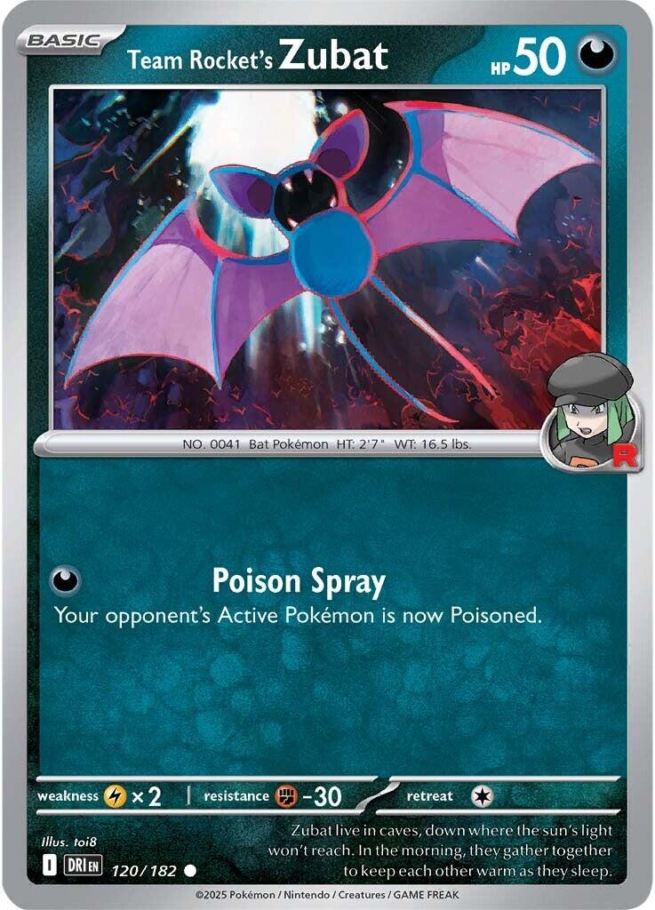 Team Rocket's Zubat (120/182) [Scarlet & Violet: Destined Rivals] - Pokémon - Card Brawlers | Quebec | Canada |