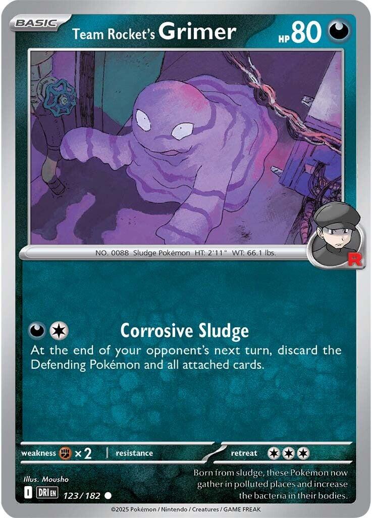 Team Rocket's Grimer (123/182) [Scarlet & Violet: Destined Rivals] - Pokémon - Card Brawlers | Quebec | Canada |