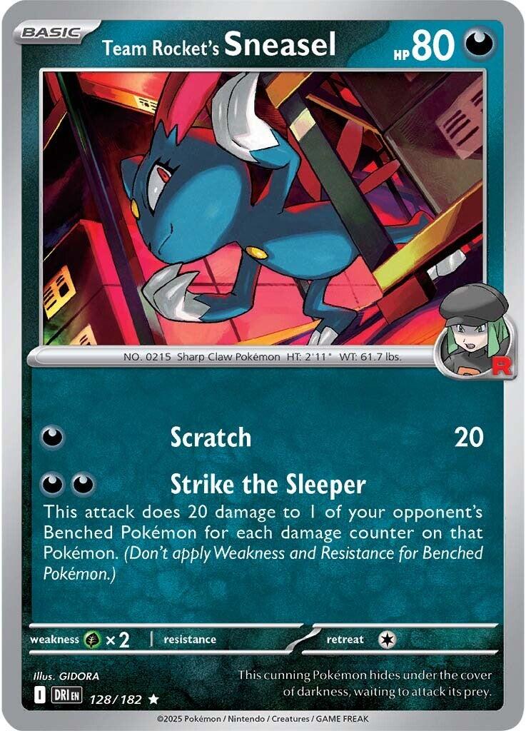 Team Rocket's Sneasel (128/182) [Scarlet & Violet: Destined Rivals] - Pokémon - Card Brawlers | Quebec | Canada |