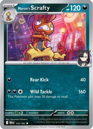 Marnie's Scrafty (133/182) [Scarlet & Violet: Destined Rivals] - Pokémon - Card Brawlers | Quebec | Canada |
