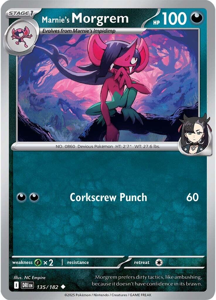 Marnie's Morgrem (135/182) [Scarlet & Violet: Destined Rivals] - Pokémon - Card Brawlers | Quebec | Canada |