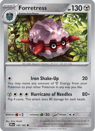 Forretress (140/182) [Scarlet & Violet: Destined Rivals] - Pokémon - Card Brawlers | Quebec | Canada |
