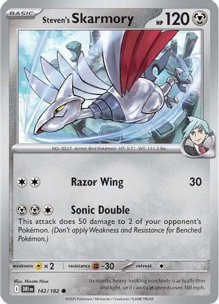 Steven's Skarmory (142/182) [Scarlet & Violet: Destined Rivals] - Pokémon - Card Brawlers | Quebec | Canada |