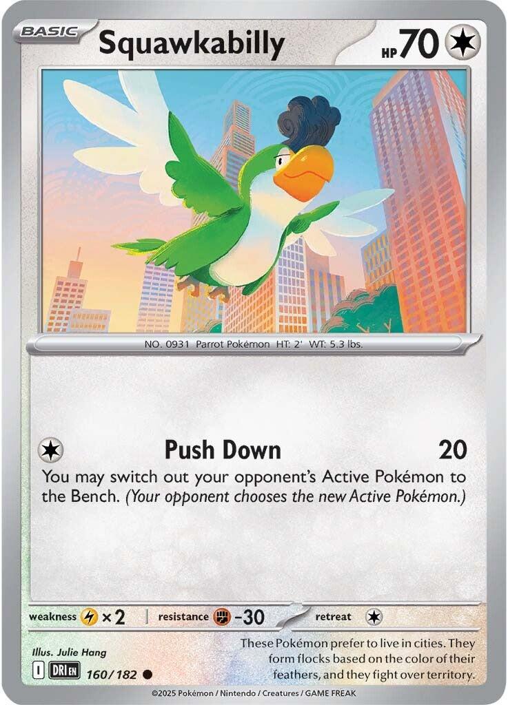 Squawkabilly (160/182) [Scarlet & Violet: Destined Rivals] - Pokémon - Card Brawlers | Quebec | Canada |