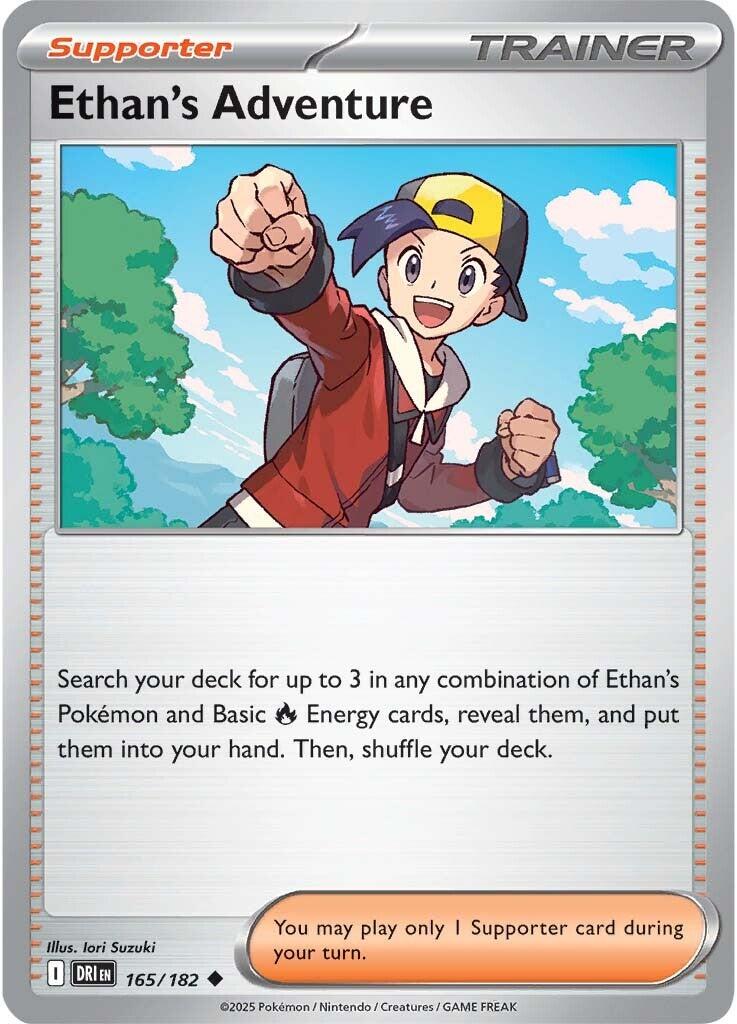 Ethan's Adventure (165/182) [Scarlet & Violet: Destined Rivals] - Pokémon - Card Brawlers | Quebec | Canada |