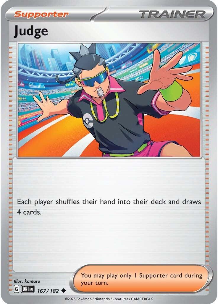 Judge (167/182) [Scarlet & Violet: Destined Rivals] - Pokémon - Card Brawlers | Quebec | Canada |