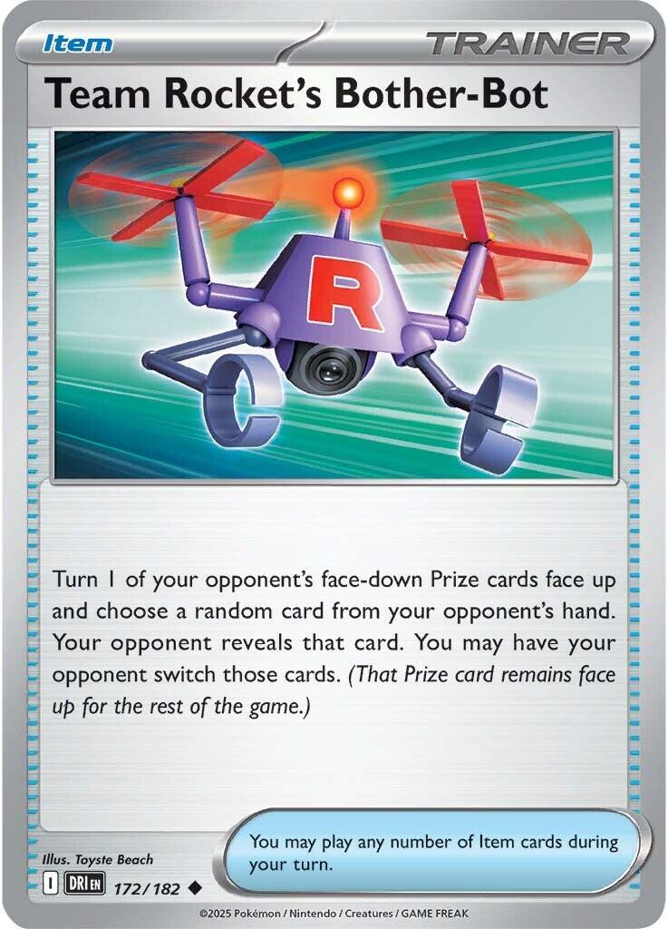 Team Rocket's Bother-Bot (172/182) [Scarlet & Violet: Destined Rivals] - Pokémon - Card Brawlers | Quebec | Canada |