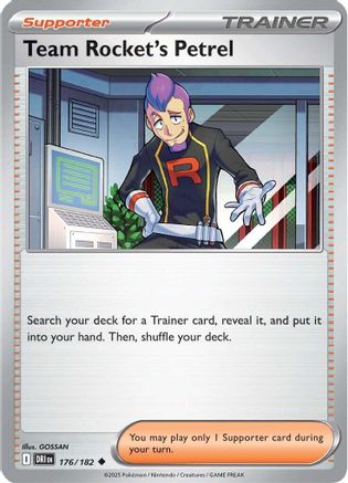 Team Rocket's Petrel (176/182) [Scarlet & Violet: Destined Rivals] - Pokémon - Card Brawlers | Quebec | Canada |