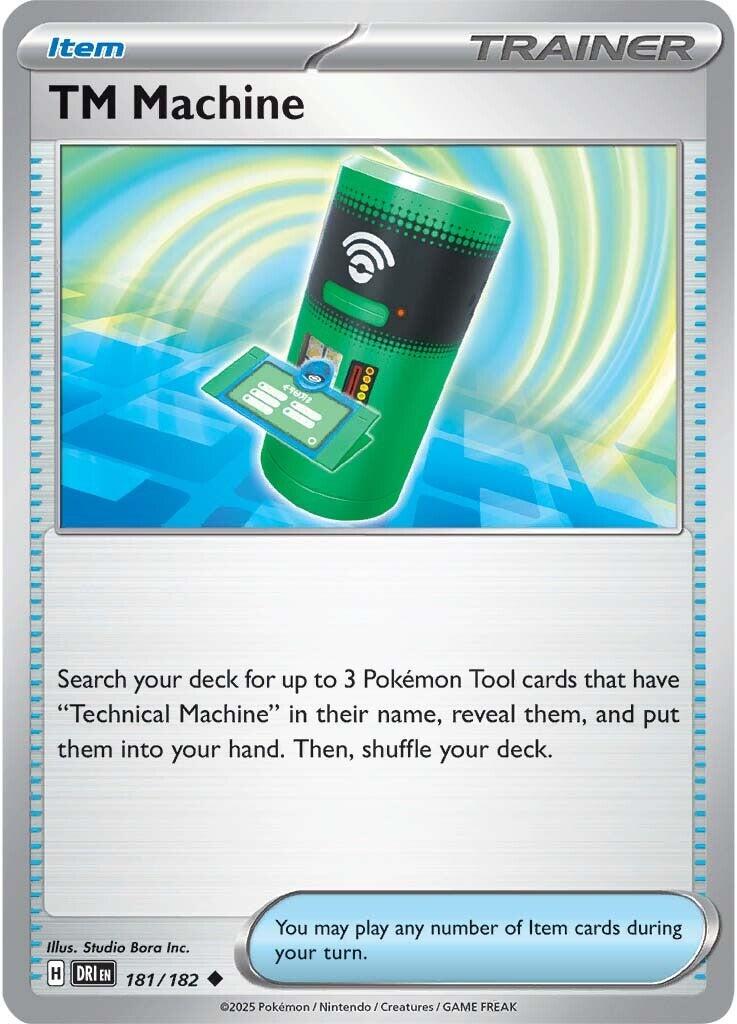 TM Machine (181/182) [Scarlet & Violet: Destined Rivals] - Pokémon - Card Brawlers | Quebec | Canada |