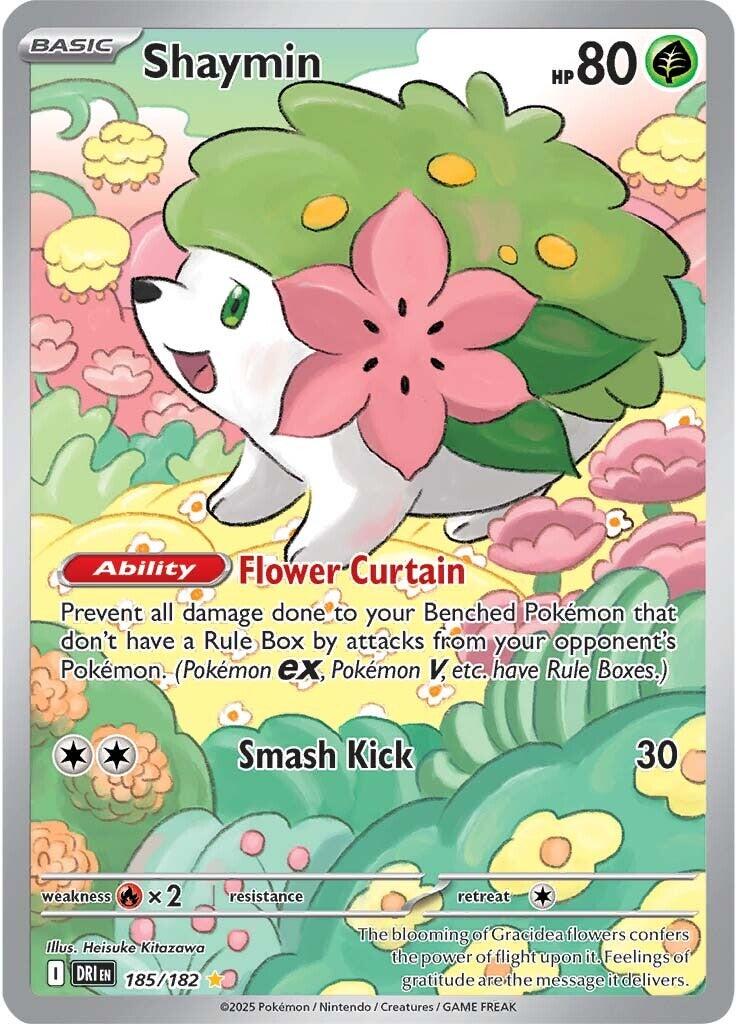 Shaymin (185/182) [Scarlet & Violet: Destined Rivals] - Pokémon - Card Brawlers | Quebec | Canada |