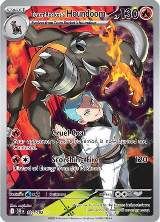 Team Rocket's Houndoom (191/182) [Scarlet & Violet: Destined Rivals] - Pokémon - Card Brawlers | Quebec | Canada |