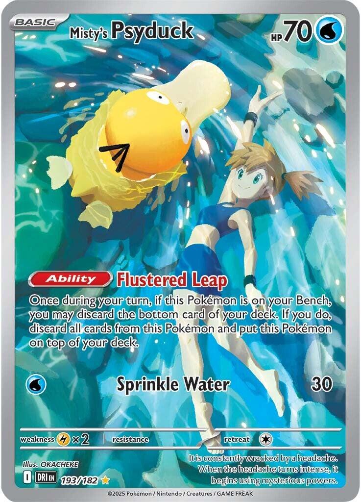 Misty's Psyduck (193/182) [Scarlet & Violet: Destined Rivals] - Pokémon - Card Brawlers | Quebec | Canada |