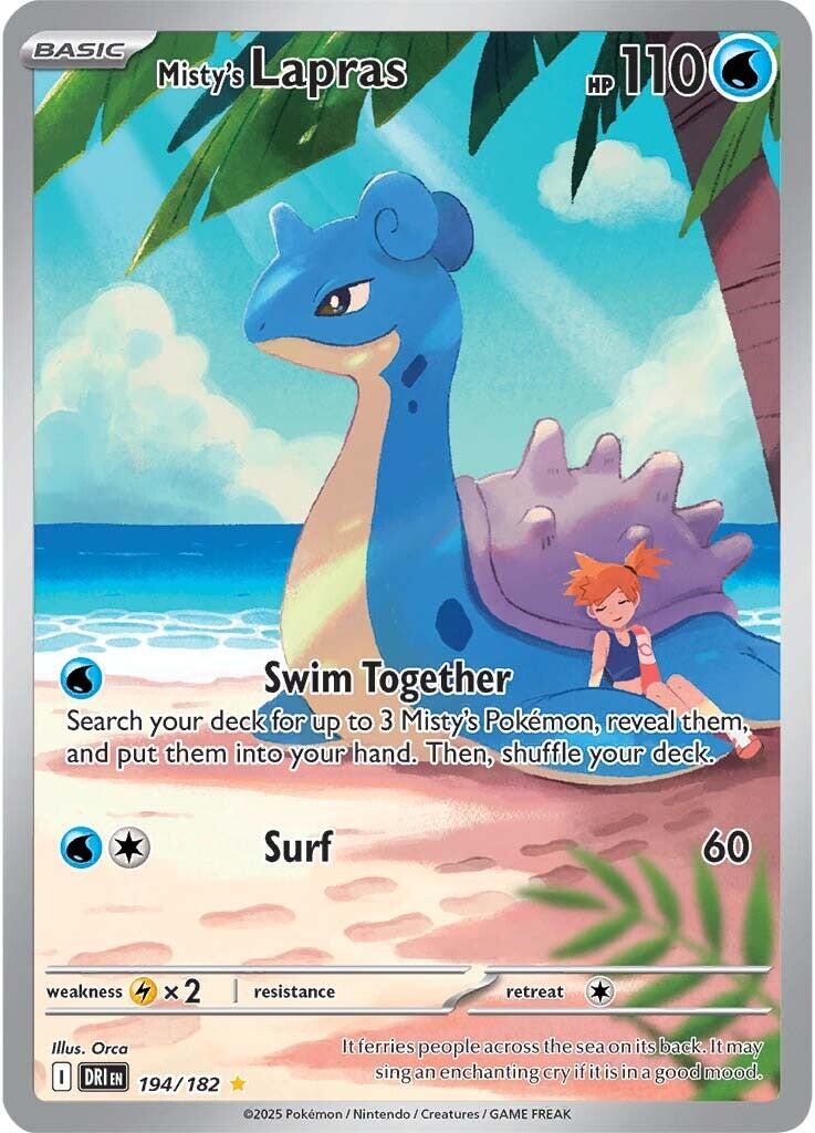 Misty's Lapras (194/182) [Scarlet & Violet: Destined Rivals] - Pokémon - Card Brawlers | Quebec | Canada |