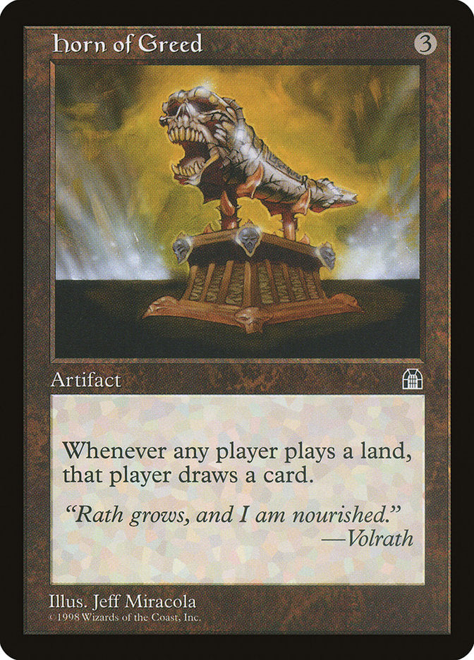 Horn of Greed [Stronghold] - Magic: The Gathering - Card Brawlers | Quebec | Canada |