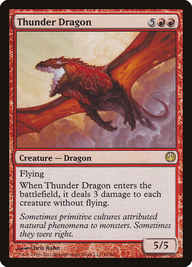 Thunder Dragon [Duel Decks: Knights vs. Dragons] - Magic: The Gathering - Card Brawlers | Quebec | Canada |