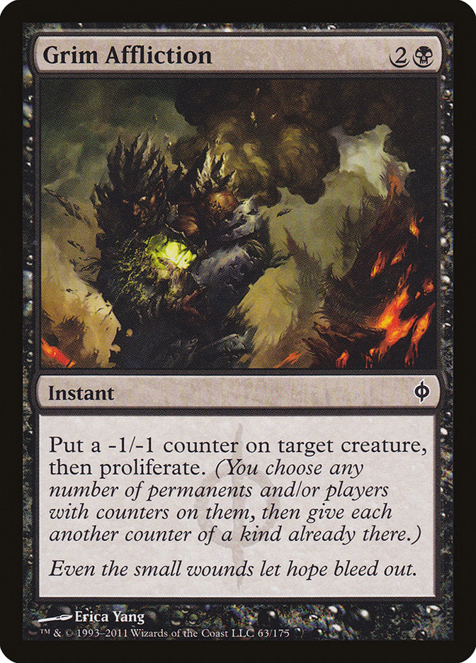 Grim Affliction [New Phyrexia] - Magic: The Gathering - Card Brawlers | Quebec | Canada |