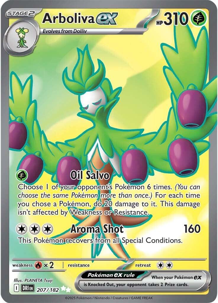 Arboliva ex (207/182) [Scarlet & Violet: Destined Rivals] - Pokémon - Card Brawlers | Quebec | Canada |