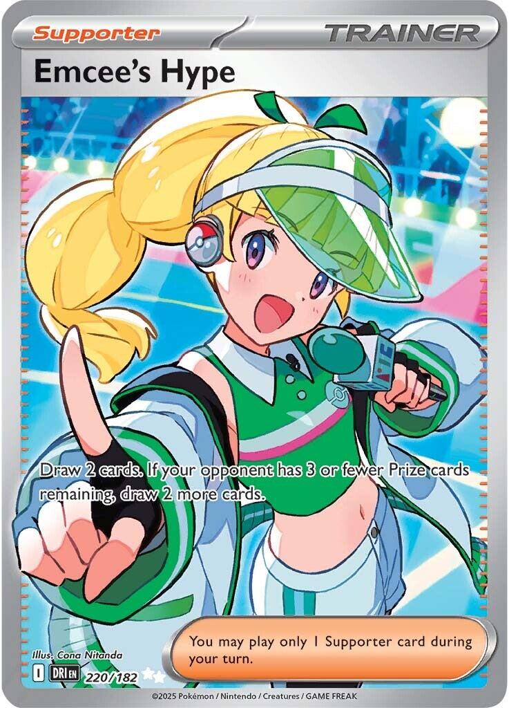 Emcee's Hype (220/182) [Scarlet & Violet: Destined Rivals] - Pokémon - Card Brawlers | Quebec | Canada |