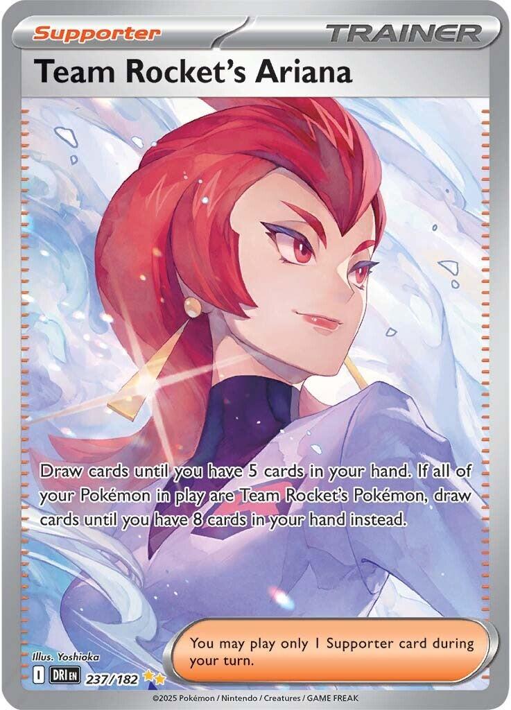 Team Rocket's Ariana (237/182) [Scarlet & Violet: Destined Rivals] - Pokémon - Card Brawlers | Quebec | Canada |
