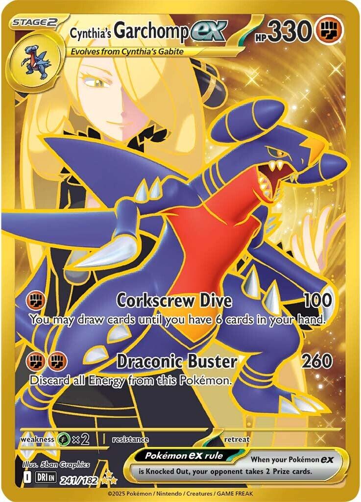 Cynthia's Garchomp ex (241/182) [Scarlet & Violet: Destined Rivals] - Pokémon - Card Brawlers | Quebec | Canada |