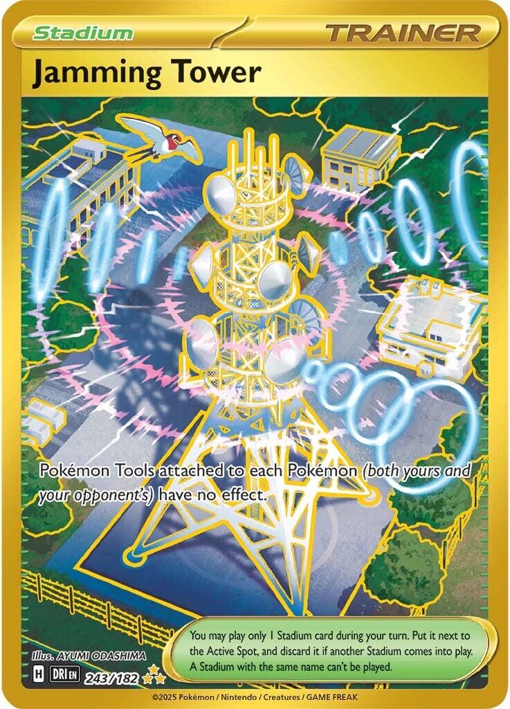 Jamming Tower (243/182) [Scarlet & Violet: Destined Rivals] - Pokémon - Card Brawlers | Quebec | Canada |