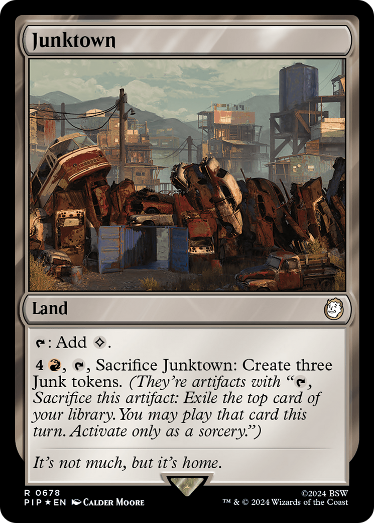 Junktown (Surge Foil) [Fallout] - Magic: The Gathering - Card Brawlers | Quebec | Canada |