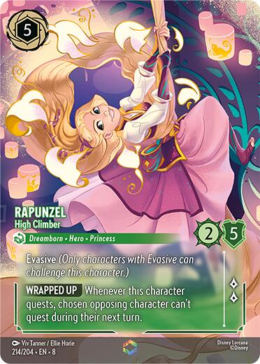 Rapunzel - High Climber (Enchanted) (214/204) [Reign of Jafar] - Disney - Card Brawlers | Quebec | Canada |