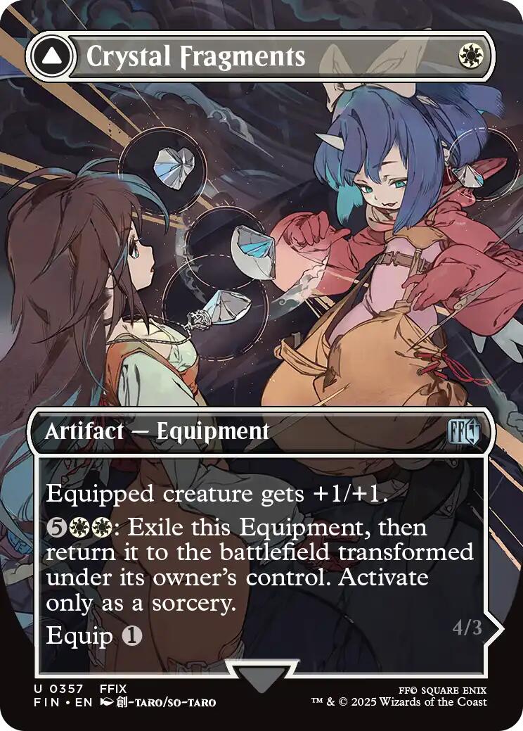 Crystal Fragments // Summon: Alexander (Borderless) [FINAL FANTASY] - Magic: The Gathering - Card Brawlers | Quebec | Canada |
