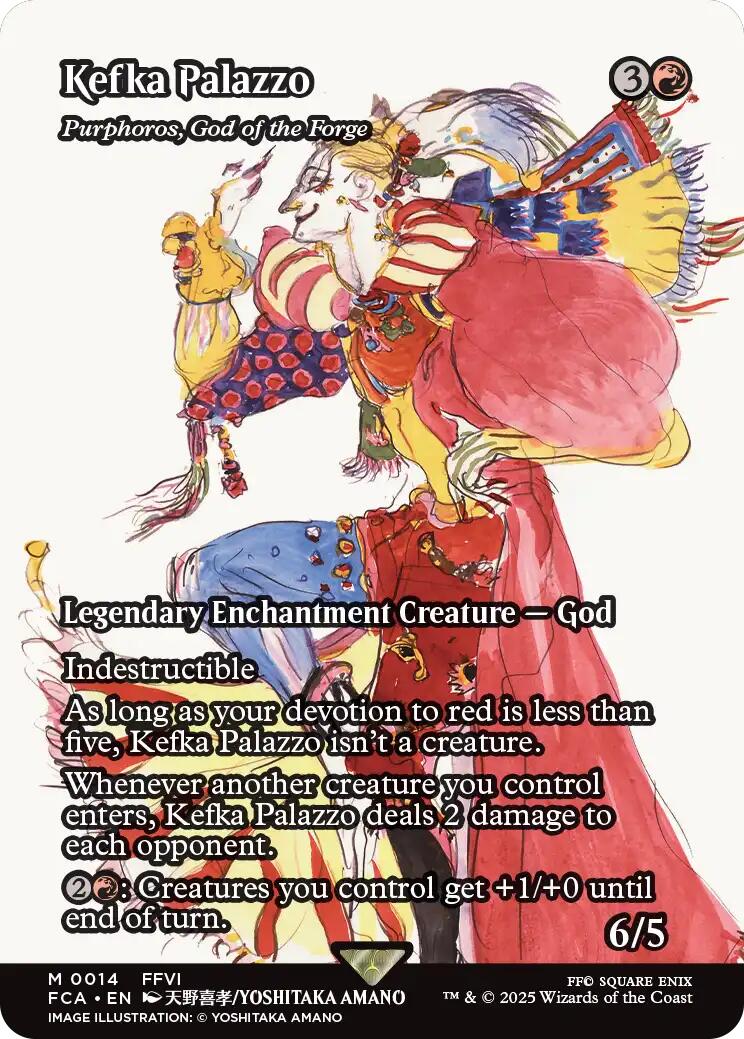 Kefka Palazzo - Purphoros, God of the Forge (Showcase) [FINAL FANTASY : Through the Ages] - Magic: The Gathering - Card Brawlers | Quebec | Canada |