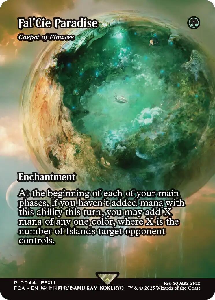 Fal'Cie Paradise - Carpet of Flowers (Showcase) [FINAL FANTASY : Through the Ages] - Magic: The Gathering - Card Brawlers | Quebec | Canada |