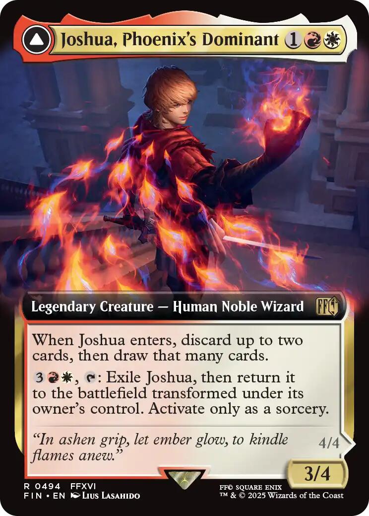 Joshua, Phoenix's Dominant (Extended Art) [FINAL FANTASY] - Magic: The Gathering - Card Brawlers | Quebec | Canada |